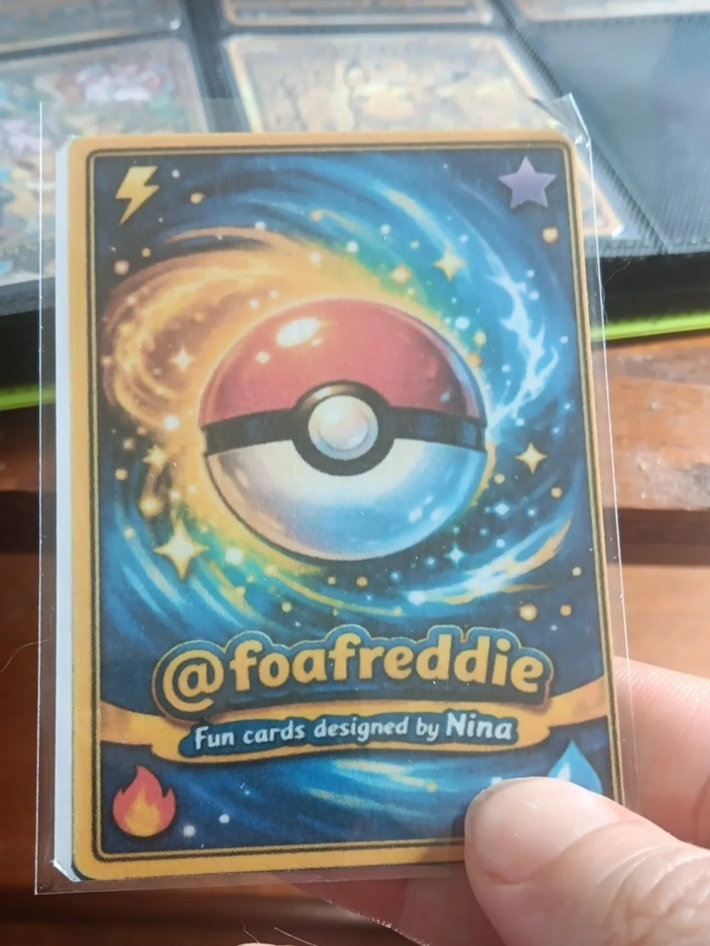 Gengar Decorative Collector Card - Purple
